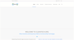 Desktop Screenshot of cleantech.org